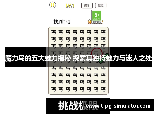 魔力鸟的五大魅力揭秘 探索其独特魅力与迷人之处